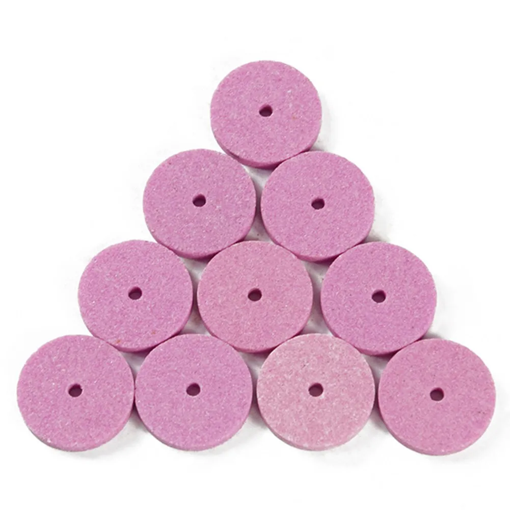 

10pcs 20mm Grinding Wheel Mini Abrasive Disc Polishing Mounted Stone For Angle Grinder Drill Ceramic Buffing Rotary Tools Parts