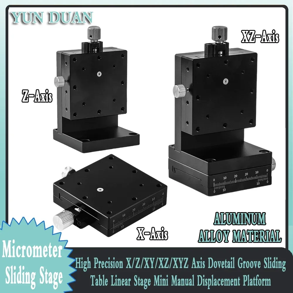 

Manual Dovetail Groove Guide 1:1 Replace Misumi XFES Fine Tuning Sliding Table X ZAxis Dovetail Feed Screw for Medical Equipment