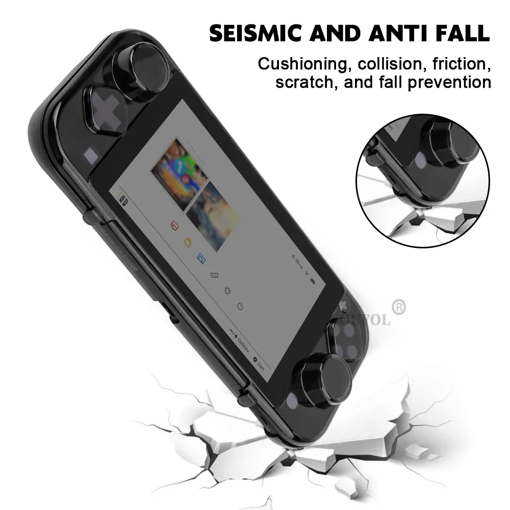 Transparent Case For Switch Lite All-inclusive Storage Clear Protective Cover Super Light PC Integrated Crystal Shell