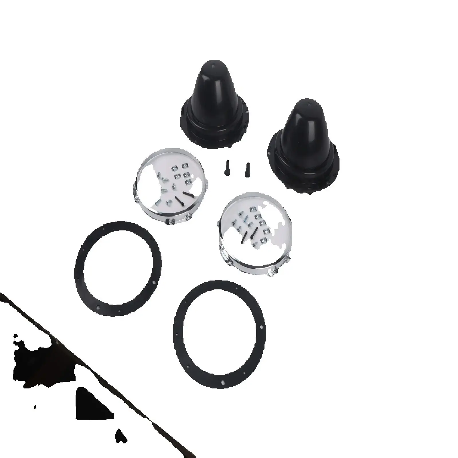 1Pair Headlight Shade Lampshade Shell Lens Covers FOR Austin