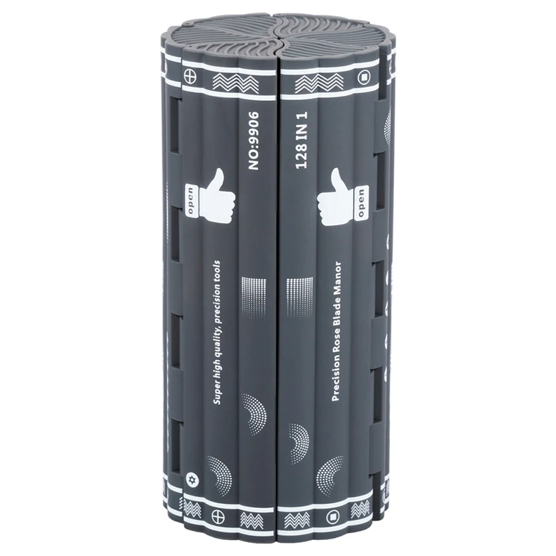 

128-In-1 Screwdriver Set Highly Rigid Screwdriver With 6 Specialist Tools Easy To Grip Reusable Alloy Steel Screwdriver-AA70