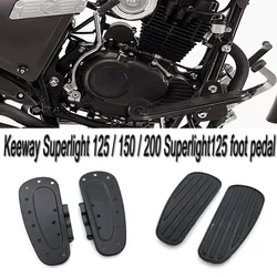 For Front  Foot Peg Footrest  Motorcycle Passenger Footboard Pedal Fit Keeway Superlight 125 / 150 / 200 Superlight125