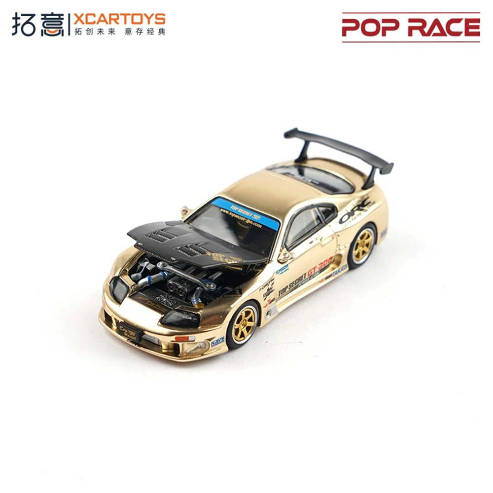 Xcartoys POPRACE 1/64 Alloy Racing Model Collection Super Sports Car Ornaments Boys Toy Gift Play Vehicle Collections