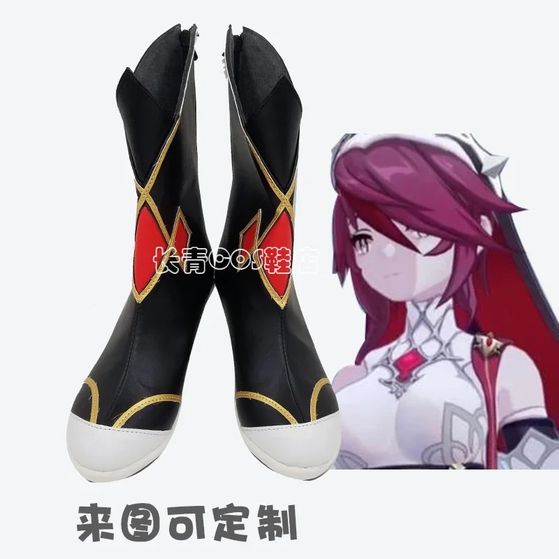 Anime Rosaria Genshinimpact Cosplay Schoenen Comic Halloween Carnaval Cosplay Kostuum Prop Mannen Laarzen Cos