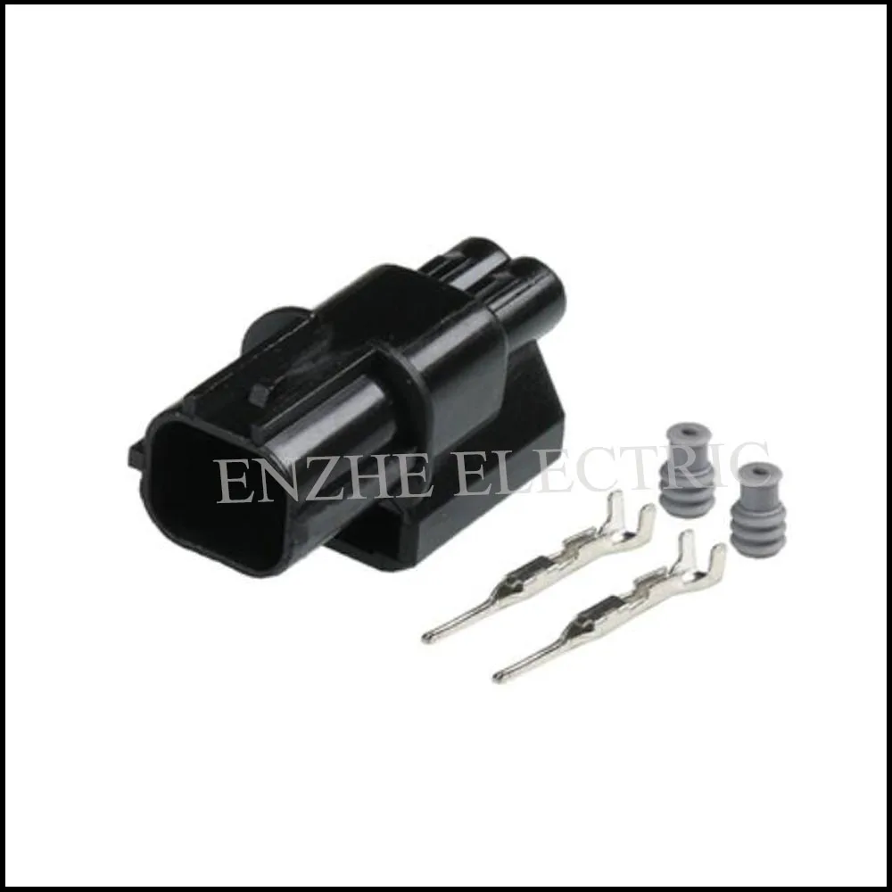 200set DJ70210C-1-21 automotive Waterproof connector 2 pin famale male cable Plug socket  Includes terminal seal