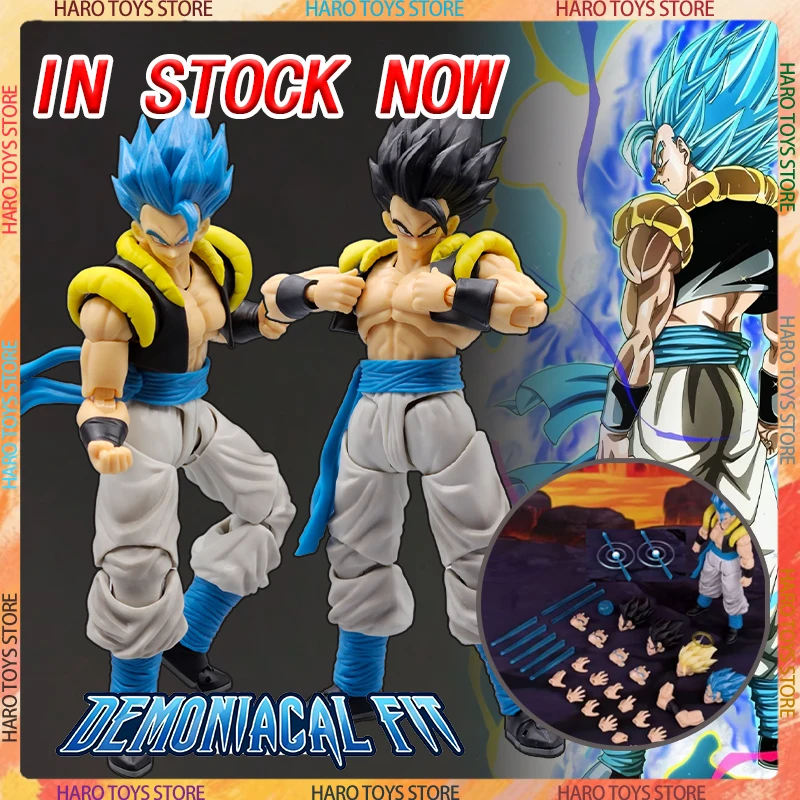Figura de acción Demoniacal Fit SHF Gogeta Dragon Ball Z, modelo Super Saiyan Goku, héroe Waltz The Supreme Dance, juguete de regalo