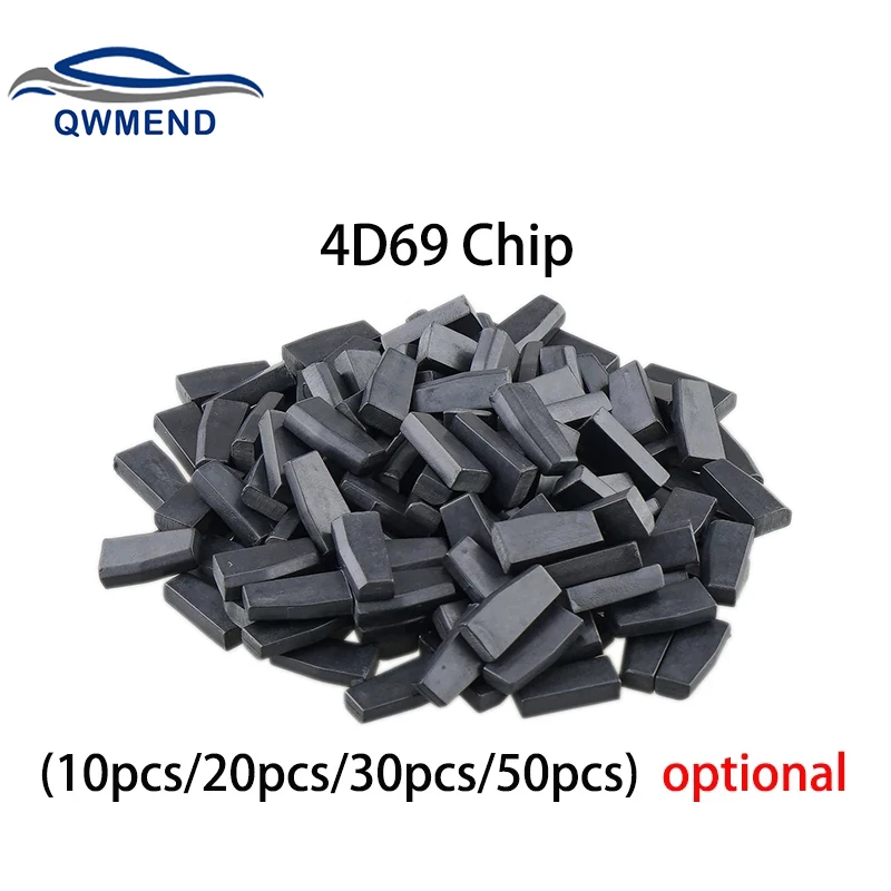 

QWMEND Transponder Chip 4D 69 ID 69 Carbon Blank Chip For Yamaha Motocyle Key Carbon Blank 4D69 ID69 Chip 40Bits 10X 20X 30X 50X