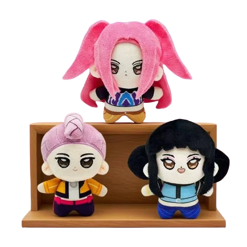 حار بيع شيطان الصيد فتاة مجموعة Sajaboys10cm المطبوعة Nunu الجسم القطن دمية ، نفس النمط الطرفية دمية ظهره قلادة