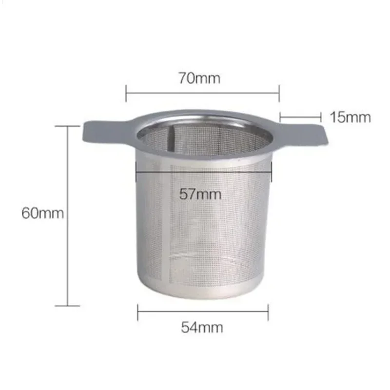 1 Pcs Stainless Steel Reusable Mesh Tea Infuser Strainer Leaf Filter Sieve Cup Parts