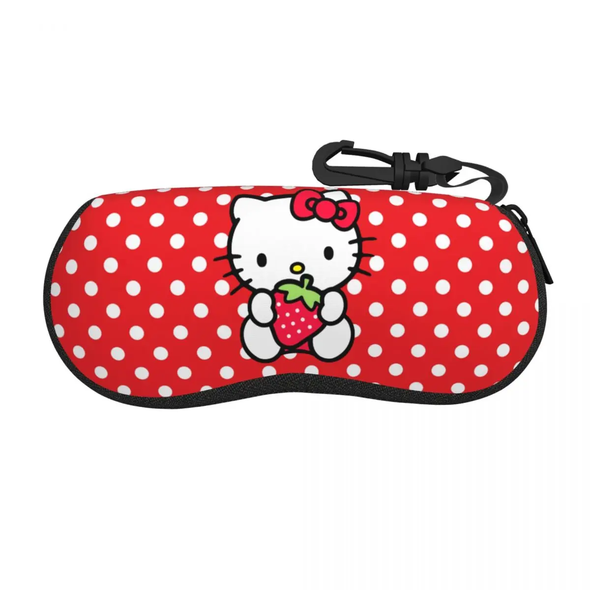 

Custom Sanrio Hello Kitty Eyeglasses Cases Wiht Zipper Cool Sunglasses Box Rubber Ultra Light Soft Neoprene Eyewear Storage Bag