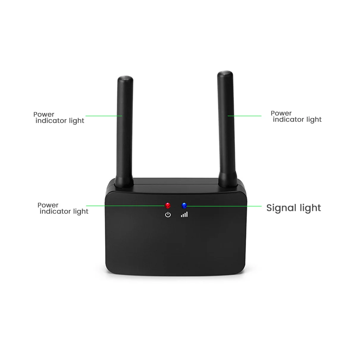 Amplificador de Sinal Repetidor Sem Fio, Aprendendo Código Extensor para Sistema de Alarme, Sensor Detector Sem Fio, EU Plug, 433MHz