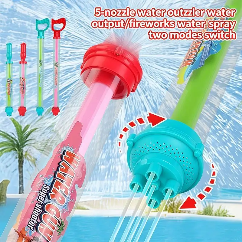 2-in-1  Water  Pull Out Water Soaker Blaster For Pool Beach Backyard Summer Water Fighting Outdoor Toy