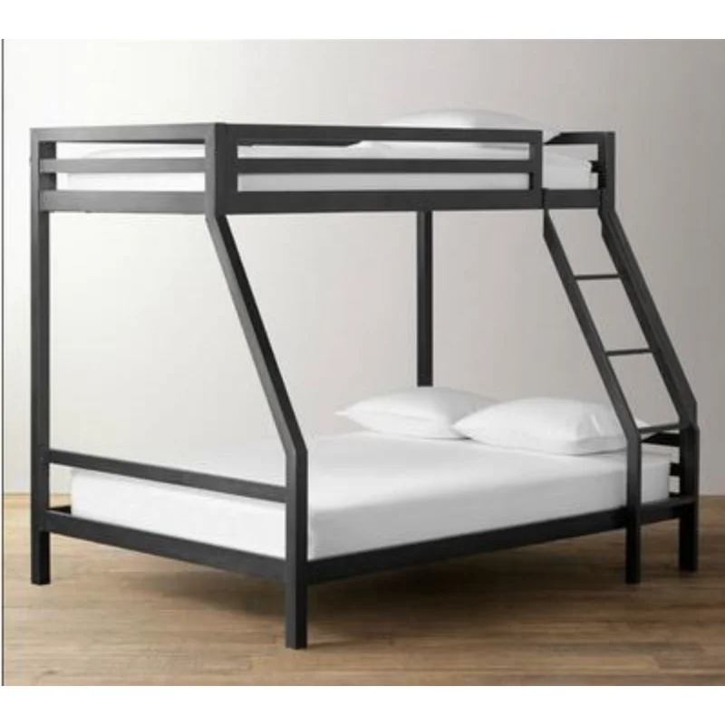 Nordic wrought iron bed Mother and child bed Upper and lower bunk iron bed Bunk bed Iron bed High and low bed Iron frame bed