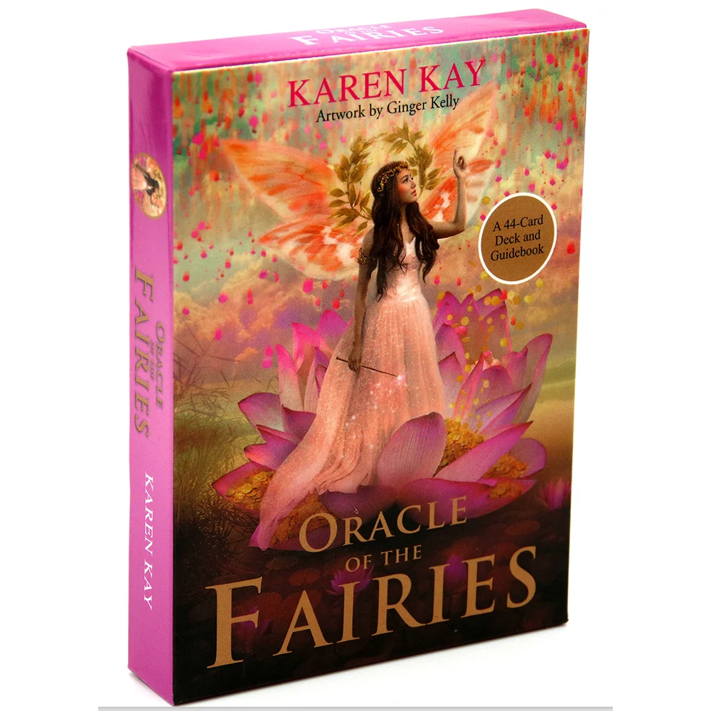 Fairies Oracle Cards 44 Cards Fate Divination Tarot Card Table Game With Online Guidebook For Adult Children Board Game