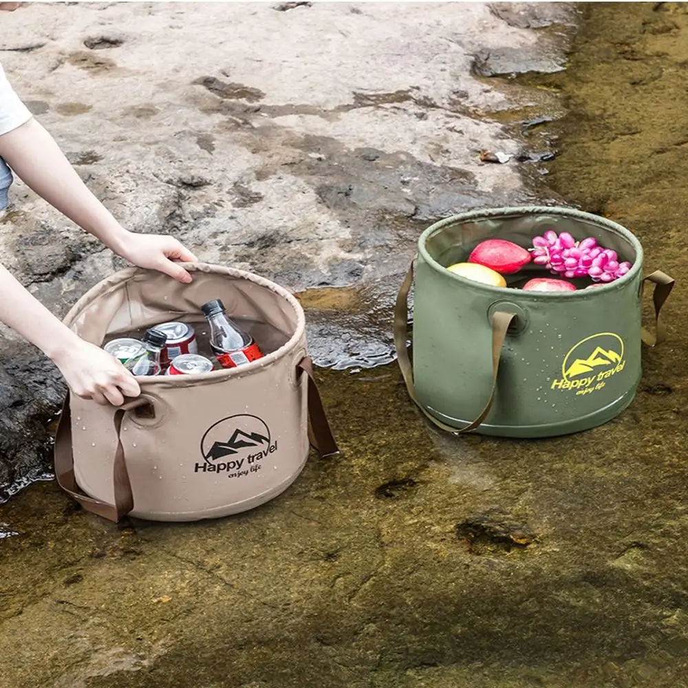 Outdoor Water Bucket Car Wash Bucket Folding Bucket Collapsible Bucket Camping Folding Bucket Water Storage Bucket