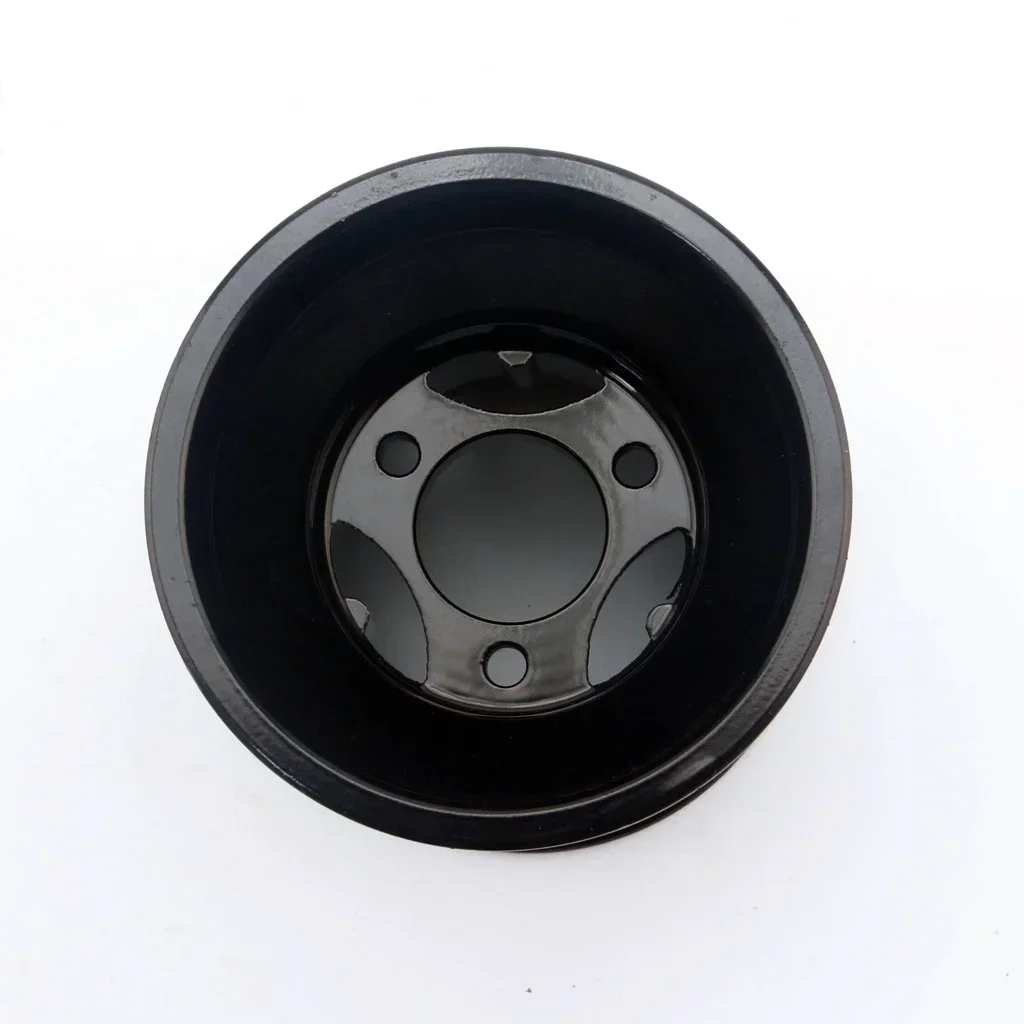 Black / Silver Go Karting 5 inch Aluminium Alloy Wheel Rim Rear 11x7.10-5 Go Kart Racing Golf Buggy Drift Trike 5'