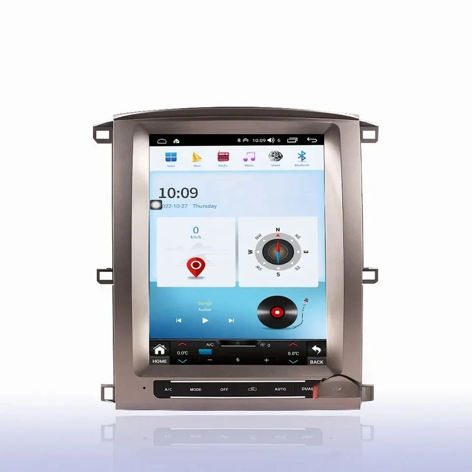 

Android Te，sla For Toy，ota Land Cruiser 100 LC100 Lexus LX470 2002-2007 car radio Multimedia GPS navigation Stereo