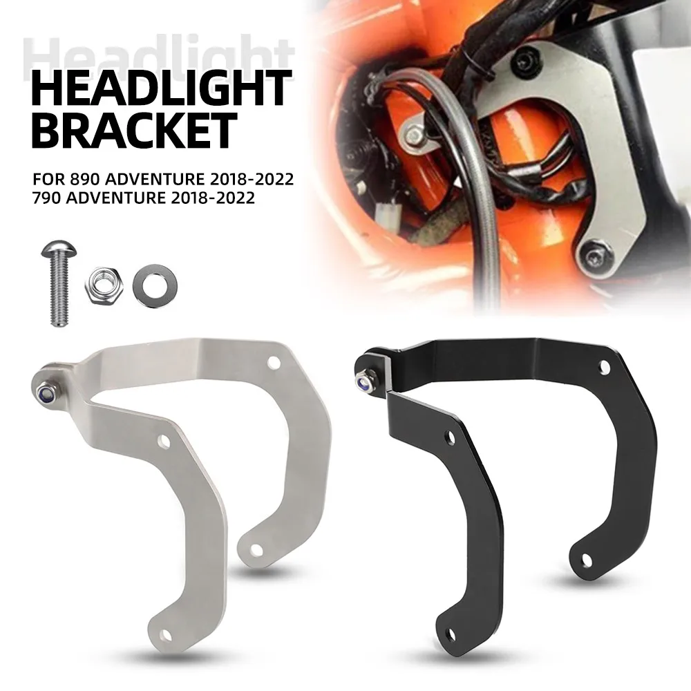For 890 Adventure 2018-2022 Motorcycle Neck Brace Headlight Reinforcement Brackets 790 Adventure 2018-2022 2021 2020 2019