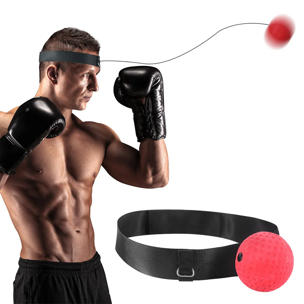 

Boxing Reflex Ball Boxing Balls with Headband Punching Speed Fight Skill and Hand Eye Coordination Training