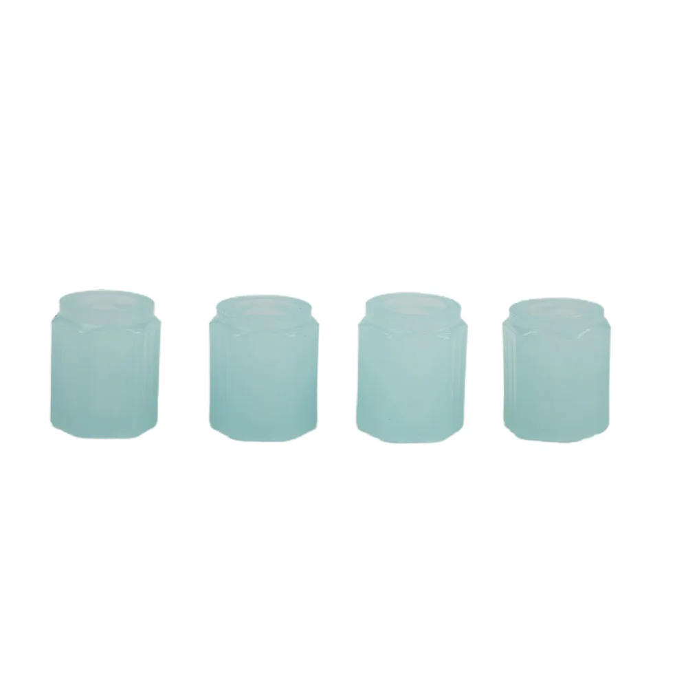 Valve Cover Tire Luminous Valve Car Tire Valve Cover Fluorescent Blue Glow In The Dark Tire Valve Covers Fluorescent-Blue
