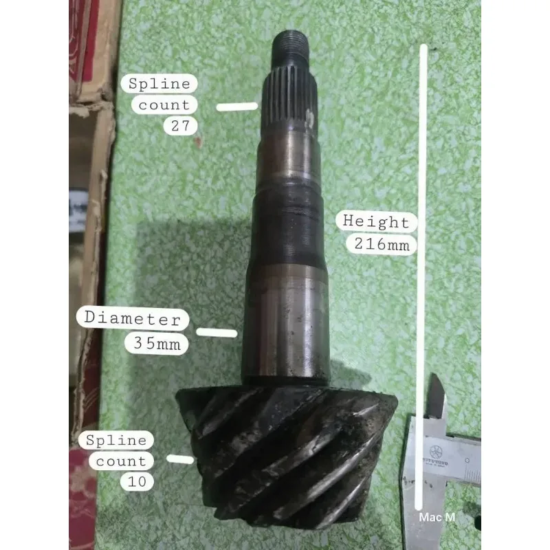 Differential Gear 27-tooth Involute Spline 10:41