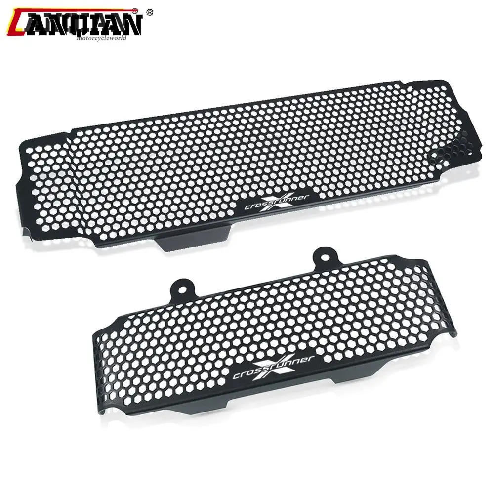 For Honda VFR800X Crossrunner 2015 2016 2017 2018 2019 2020 Motorcycle Radiator Grille Guard Cover & Oil Cooler Guard Protector