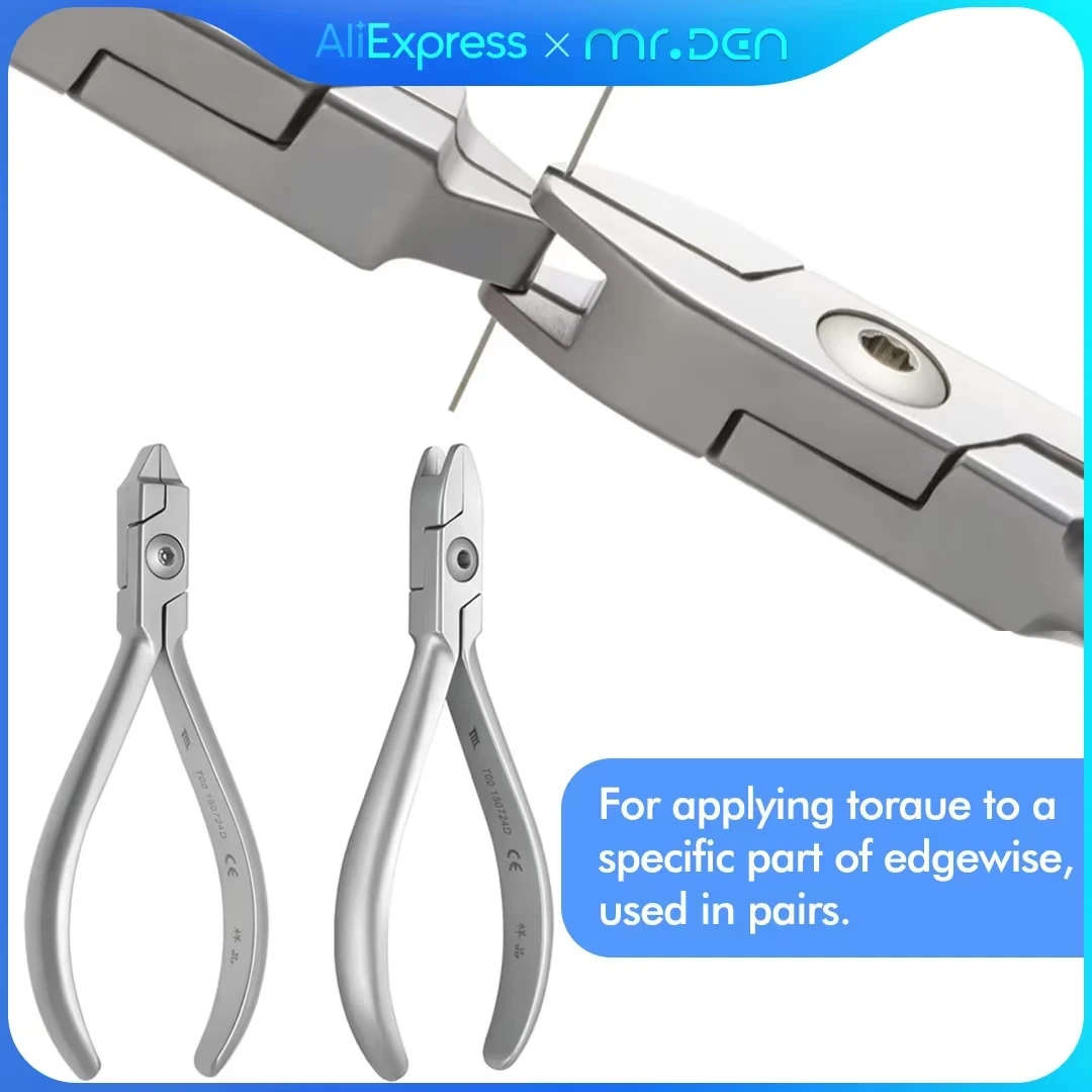 

Высококачественный ортодонтический инструмент: плоскогубцы для изгиба проволоки с одной и двумя головками, для проволоки Torque Edgewise, стоматологические щипцы