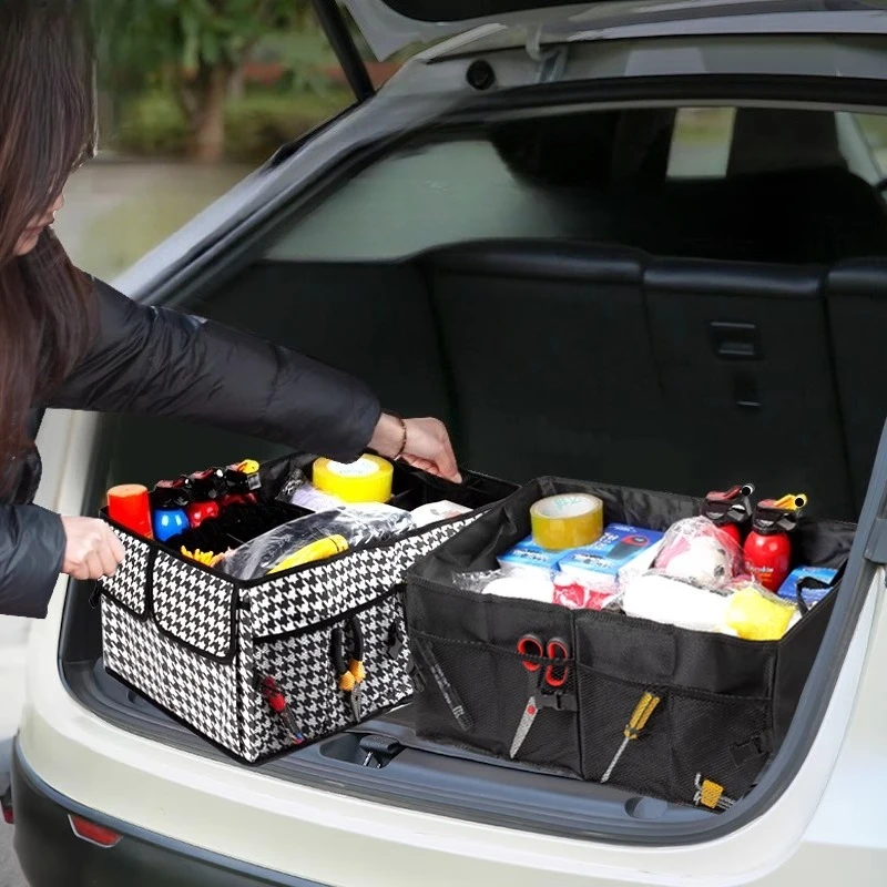 Big Capacity Car Storage Box Car Trunk Organizer Eco-Friendly Super Collapsible Cargo Storage Tool Auto Trucks Trunk Box