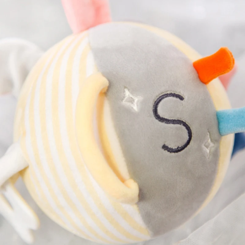 Plush Rattles Baby Newborn Hands Catch Plush Bell Toys Educational Gift For Kids Shower Gift
