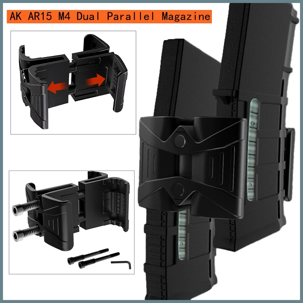 Cargador rápido AR15 M4 AK – Enlace doble paralela universal