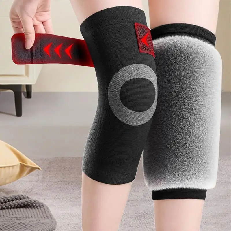 

Knee Pads Winter Warming Knee Braces Supports Leg Warmer Winter Running Knee Pad Leg Warming Support Cover For Ski Dance Runing
