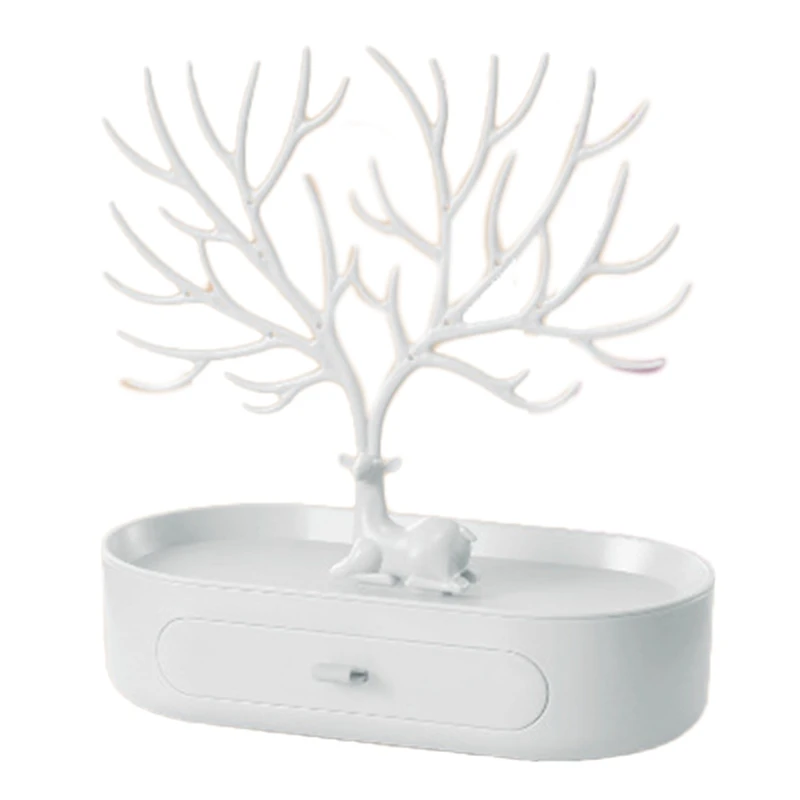 Exquisite Elk Jewelry Storage Plate Creative Tree Multi-Functional Hanging Jewelry Display Rack