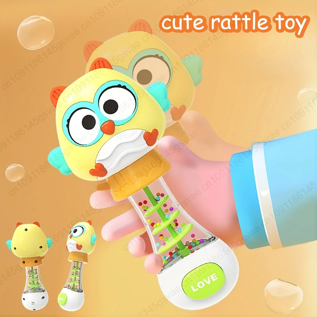 Sonajeros para bebé, coctelera sensorial de mano, juguetes para la dentición para bebés, juguetes sensoriales de animales para 0 a 12 meses, juguetes para recién nacidos, regalos