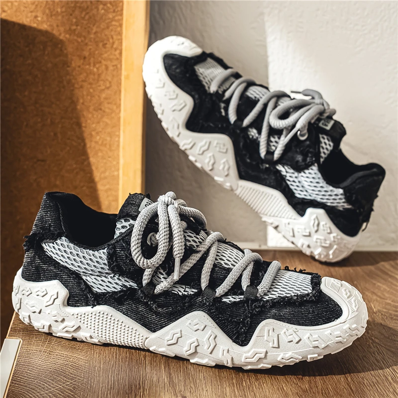 All Match Light Flat Sneakers Women Summer Breathable Closed Toe Solid Footwear Outdoor Daily Non Slip Walking Shoes