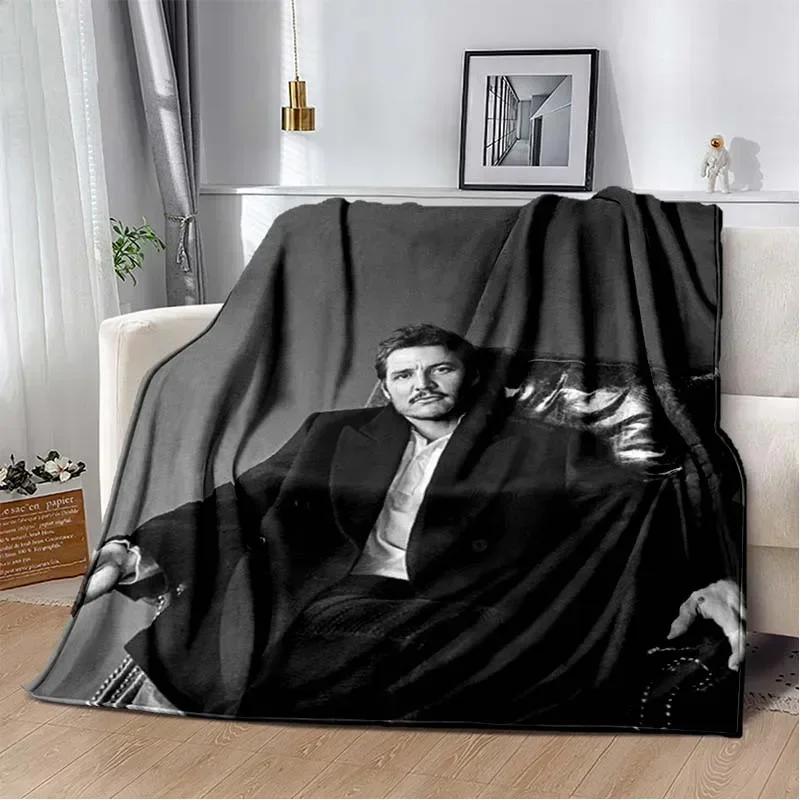 

Pedro Pascal Pattern Throw Blanket Light Weight Blanket for Living Room Bedroom Kidsroom Warm Blanket Christmas Gift
