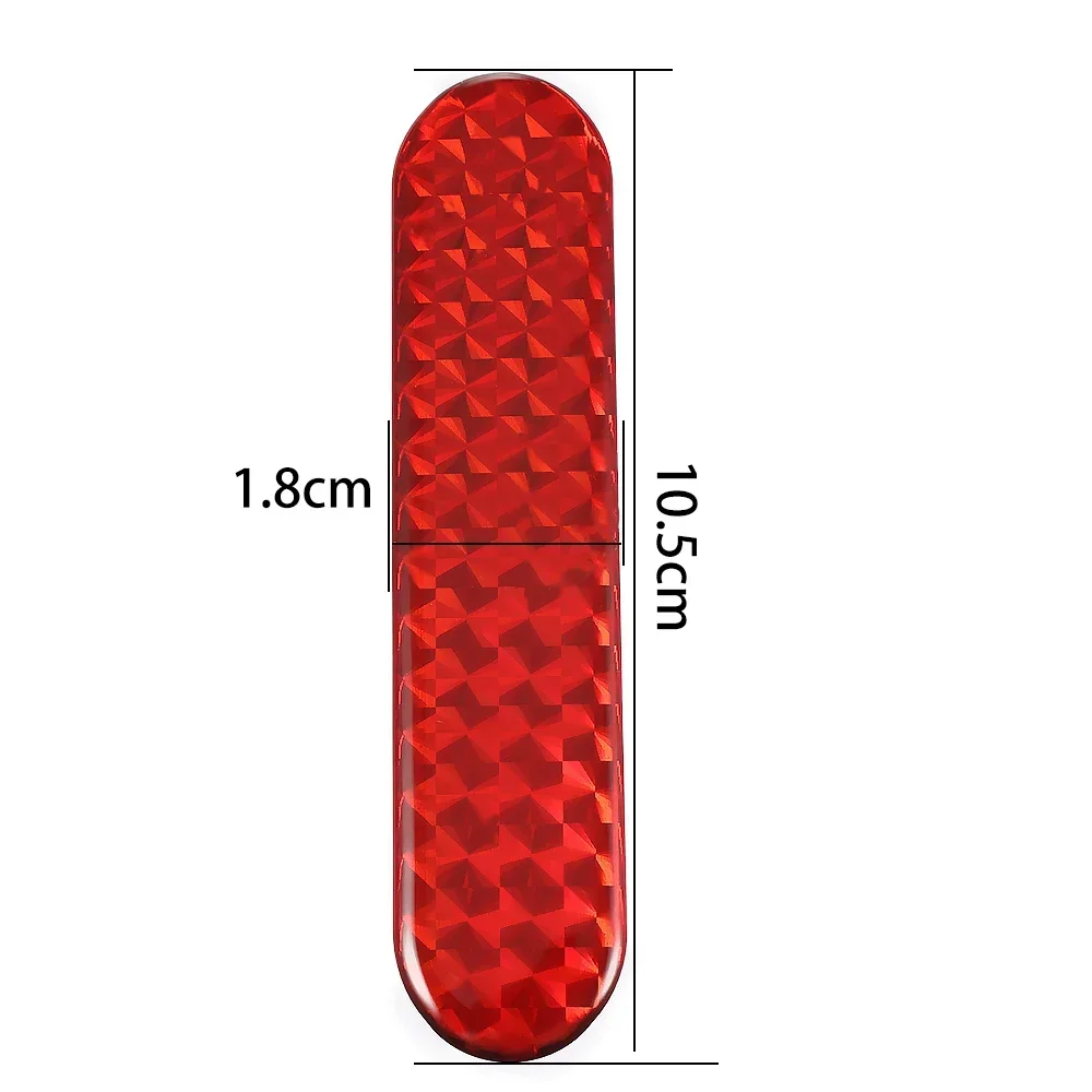 Adesivo reflexivo de segurança para carro, porta pára-choques, modificação anti-colisão, acessórios de decoração do carro