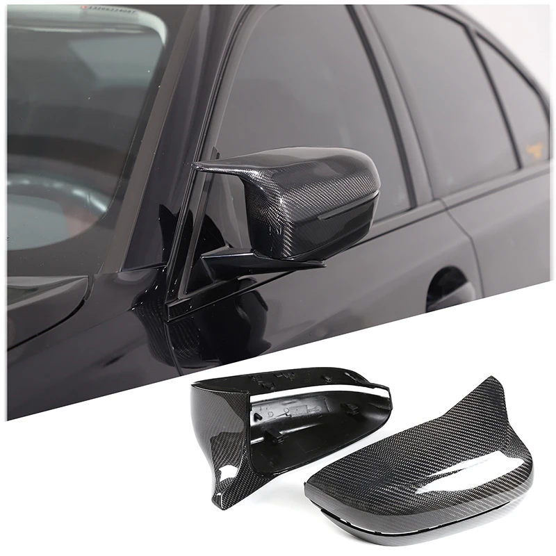 Real Carbon Fibe For BMW 3 4 5 7 8 Series G20 G21 G28 G30 G39 G11 G12 G15 G16 2016-22 Car Side Wing Mirror Cover Rear View Caps