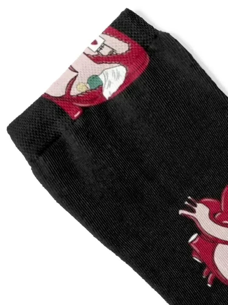 جوارب تشريح القلب أحذية المشي لمسافات طويلة أزياء يابانية رياضية صيفية للرجال جوارب نسائية #2