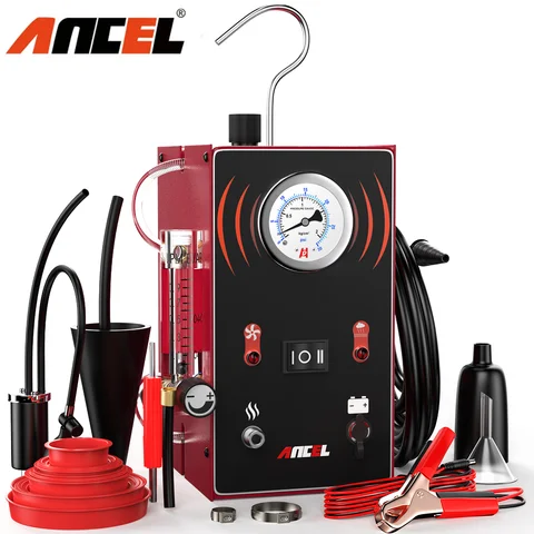 ANCEL S300 Car Smoke Leak Detector Turbo 12V with Pump EVAP Leakage Locator Oil Smoke Pipe Generator Diagnostic Tool