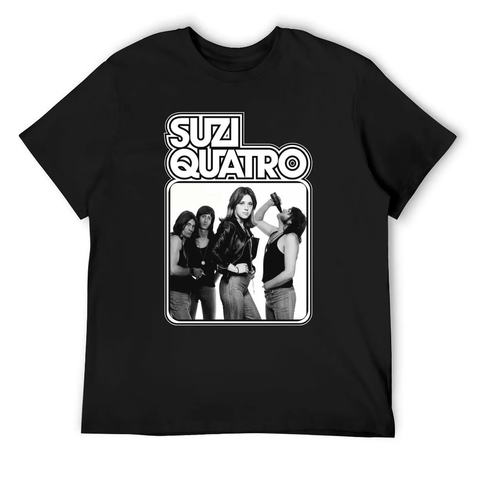 Suzi Quatro T-Shirt quick-drying summer top mens t shirt