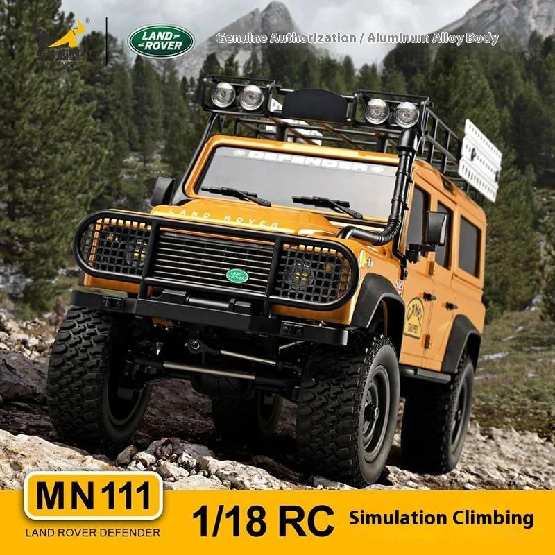 MN111 Moutain Bull KIT Edition Four-Wheel Drive Remote Control Toy Car Simulation Land Rover Defender Climbing Vehicle Model