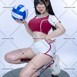 레오타드 일본 고등학생 체조 세트 더티 테크 코스프레 운동복 체육복, 섹시한 소녀 유니폼, 스포츠 수영복