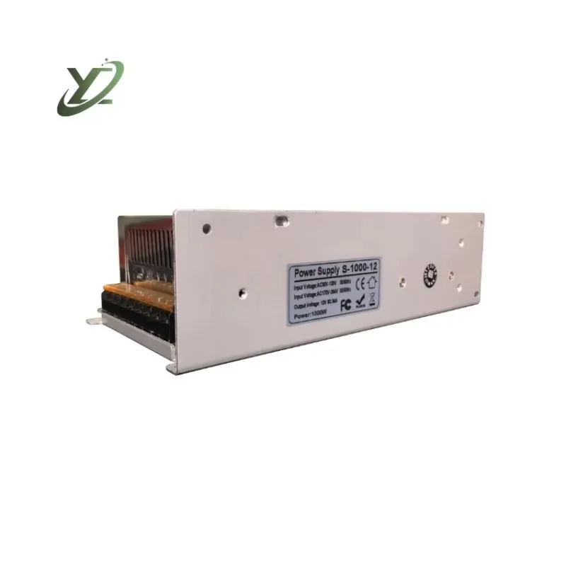 

1000W AC to DC 12V 83.3A Switching Power Supply Driver Transformer Regulated for Indoor LED Light Sign Industrial Power Supplies