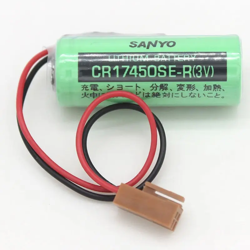 

CR17450SE-R 3V 2500mAh PLC CNC System Non-Rechargeable Lithium Battery Pack