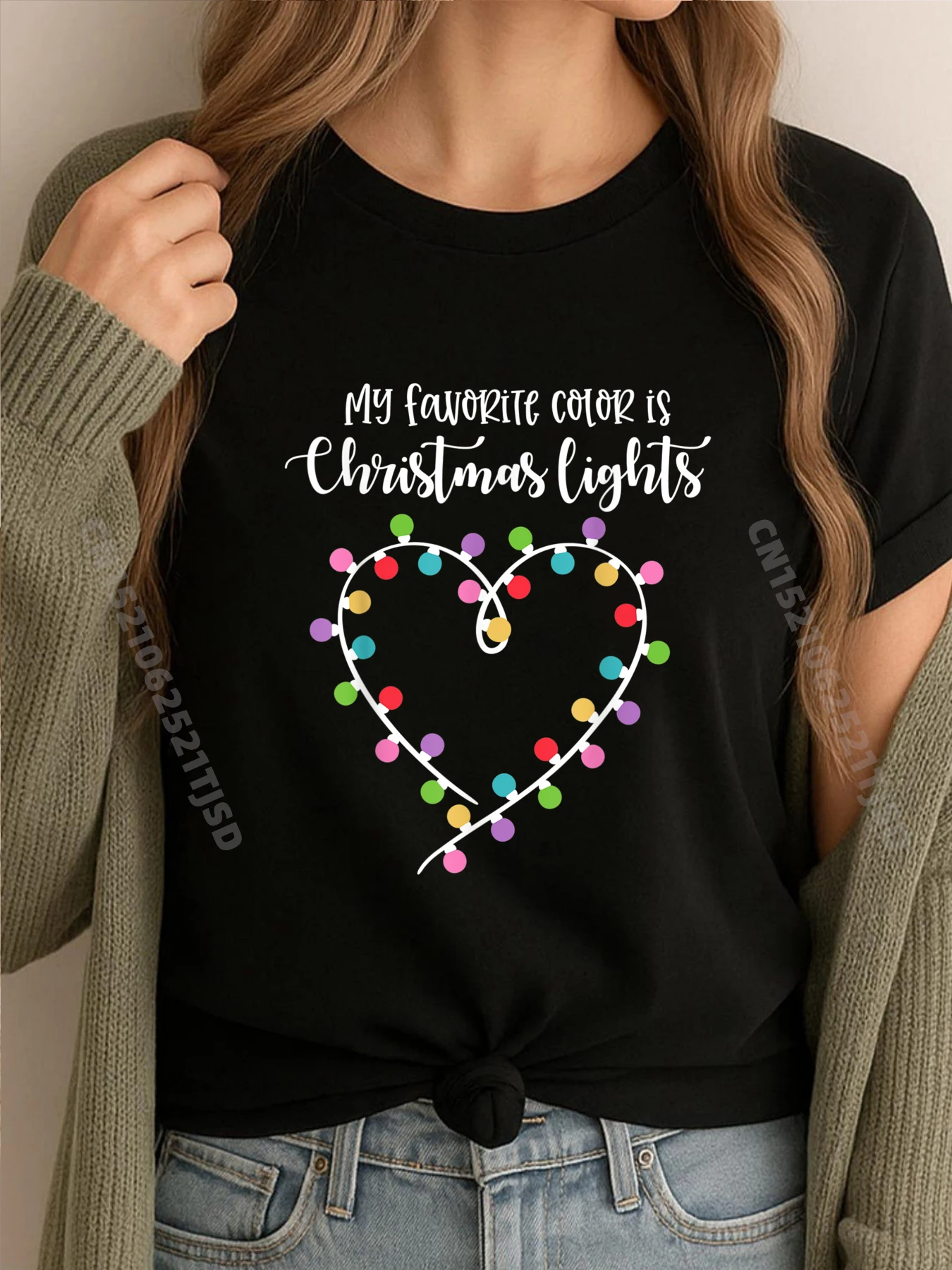 

Женская рождественская новая футболка, мужская одежда