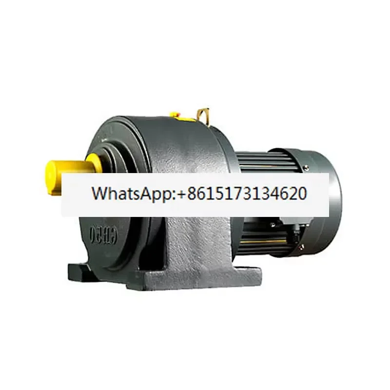 This high performance helical gear reducer features a hardened tooth surface for enhanced durability and efficient power