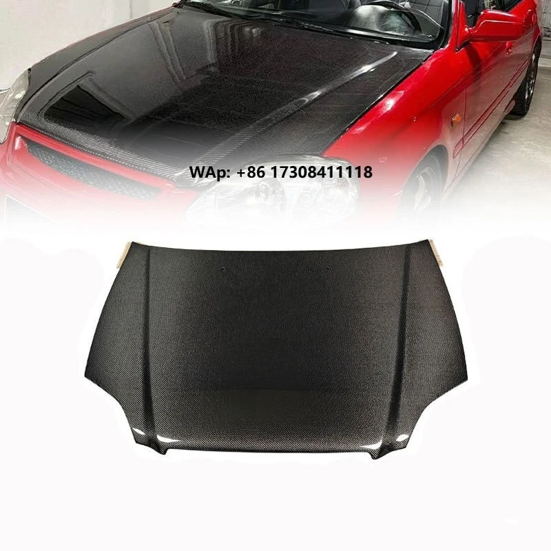 

New Carbon Fiber Hood Bonnet for for Civic 1996-1999 Auto Parts Engine Hood