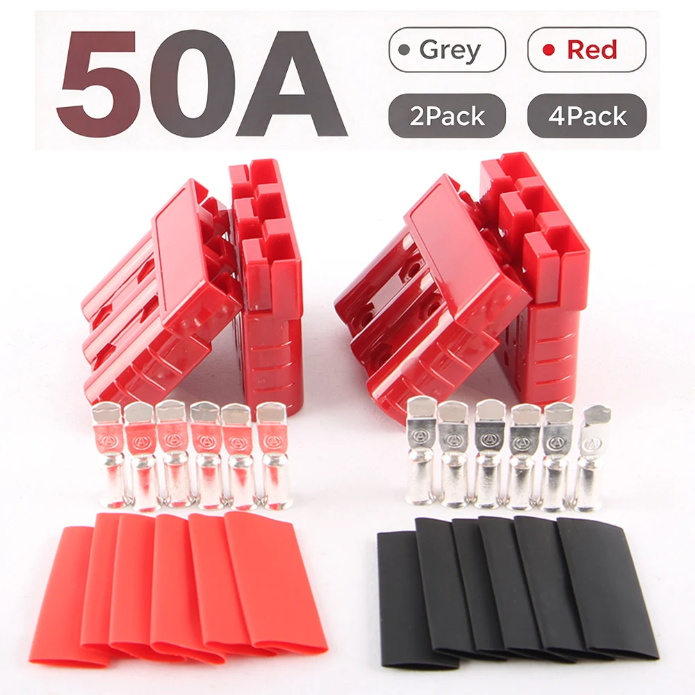 SH-3 50A 3 Pole Battery Power Plug Connector 3 Pin 50 amp High Current Battery Charging Quick Connect Disconnect Connector Plug