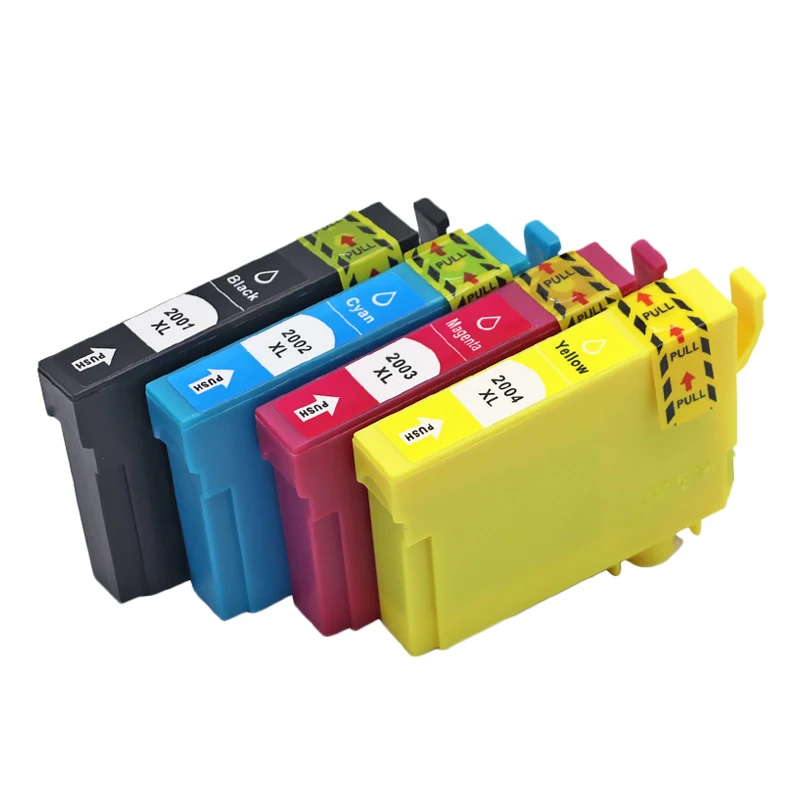 Cartuchos de tinta T200XL T2001-T2004, compatibles con Epson XP-100, XP-200, XP-300, XP-310, XP-400, XP-410