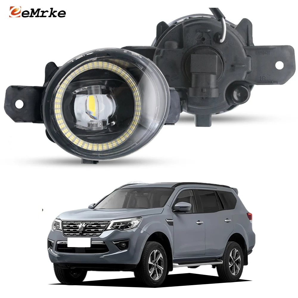 Led Angel Eye Fog Lights 30W DRL Upgarde Car Lamp Accessories For Oting Paladin 2024 2025 2026 Terra 2018 2019 2020 Upgrade